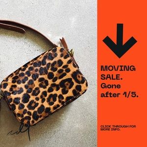 Madewell ‘Transport Camera Bag’ : calf hair edition